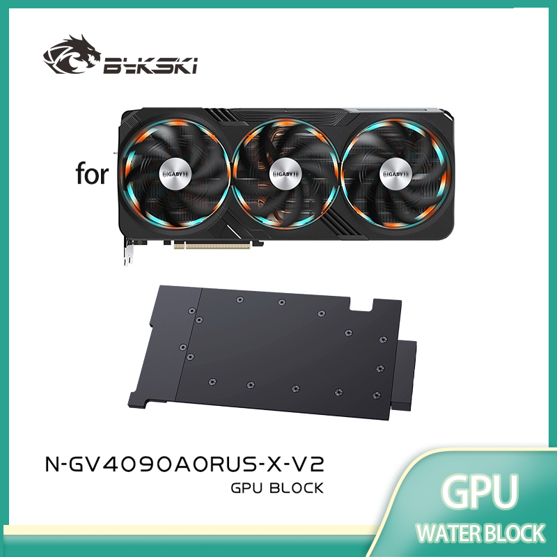 Rtx 4090 Water Block Full Cover - Bloco de Água Bykski para Placa