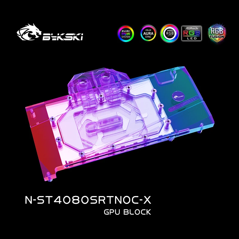 Rtx 4080 Water Cooling Block - Bloco de GPU Bykski N-ST4080SRTNOC-X para