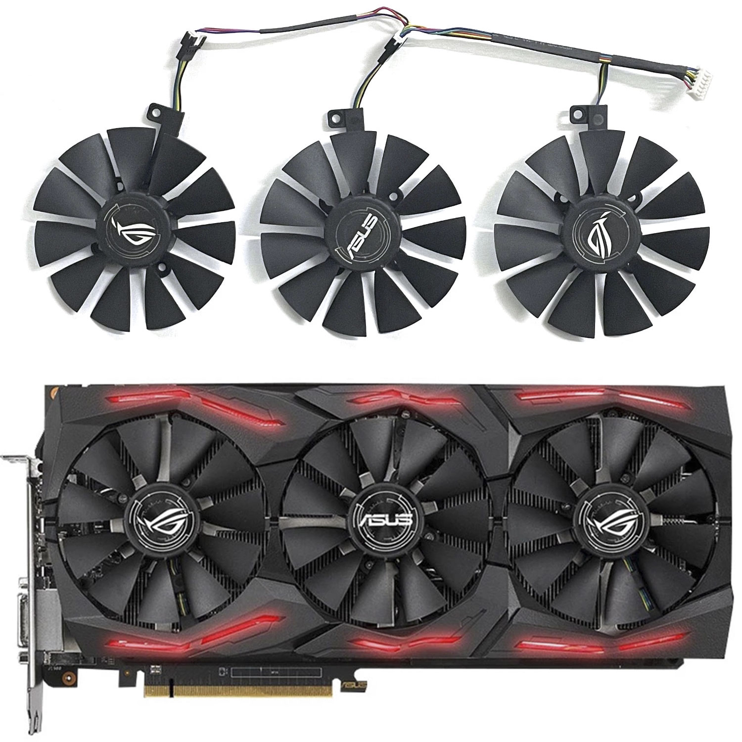 Rtx 3090 24Gb Gddr6X - Novo Ventilador de Resfriamento 87MM PLD09210S12M