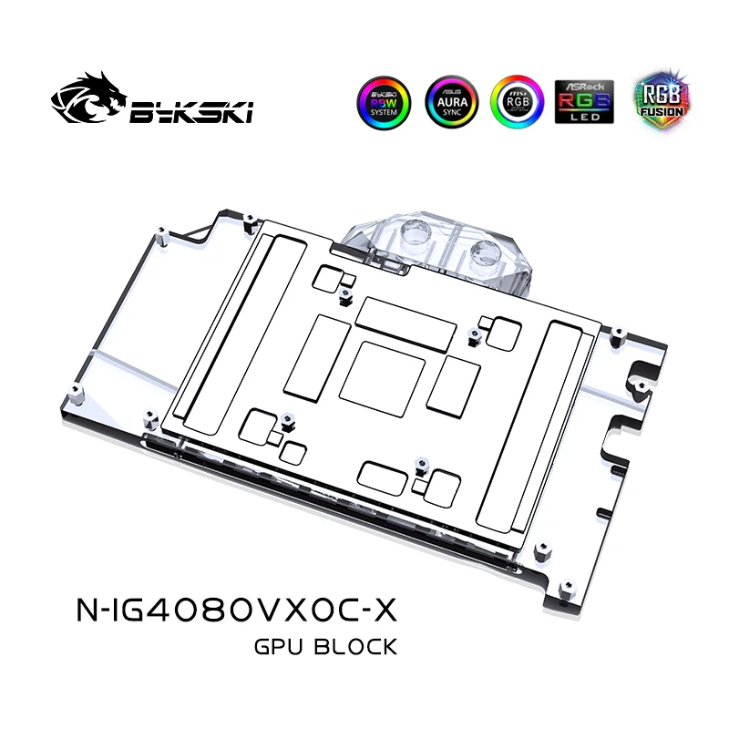 Bloco GPU Bykski N-IG4080VXOC- - Rtx 4080 Water Cooling Block avaliação e preço
