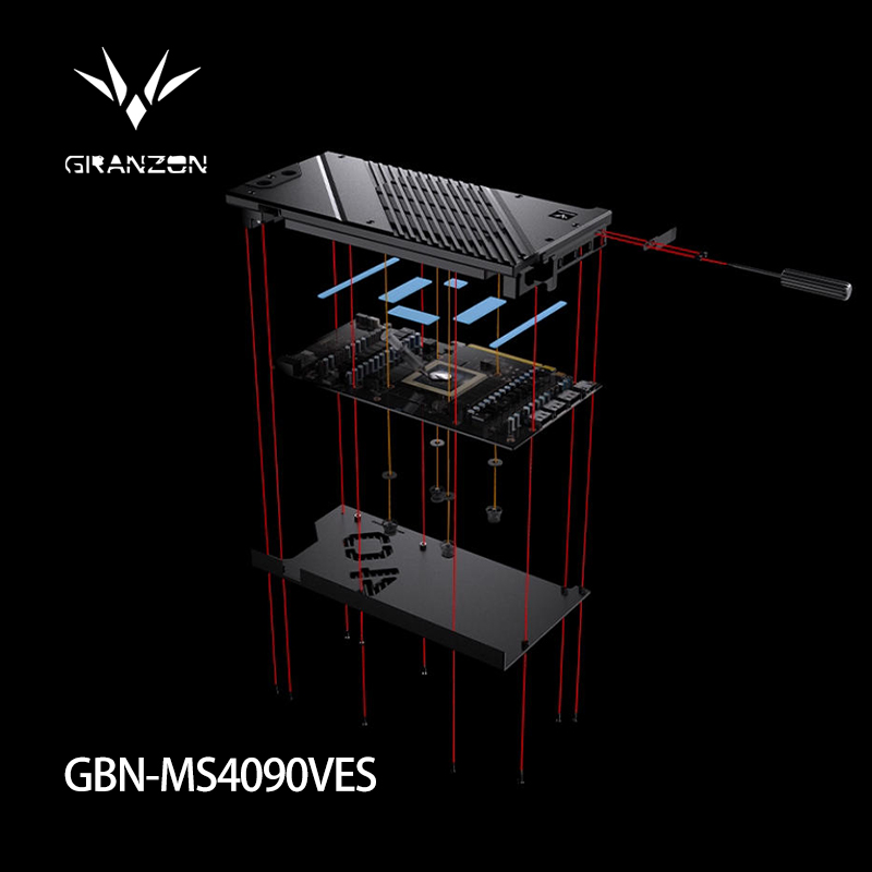 Granzon GPU Bloco de água para - Rtx 4090 Water Block Full Cover avaliação e preço
