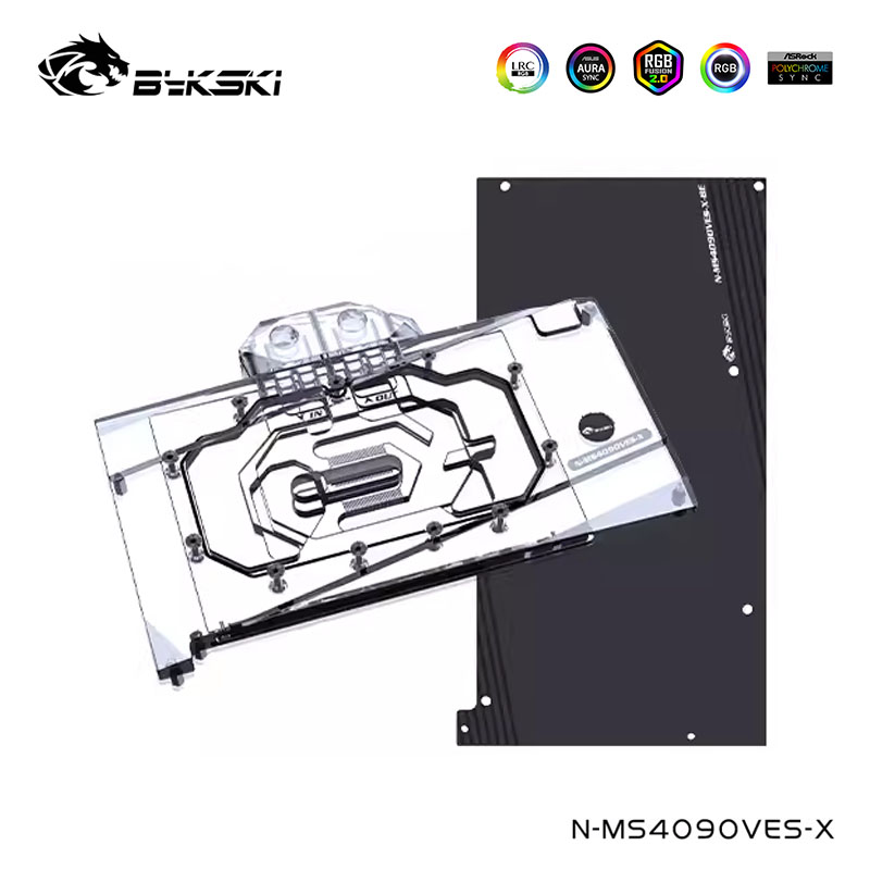 Bykski bloco de água de cobert - Rtx 4090 Water Block Full Cover avaliação e preço