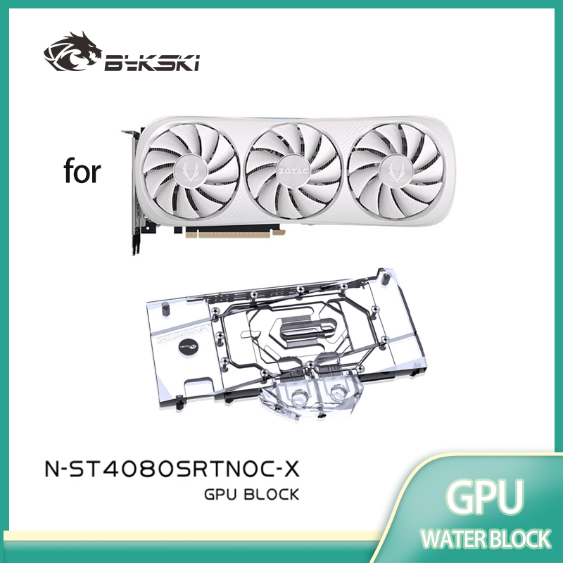 Bloco de GPU Bykski para Placa - Rtx 4080 Water Cooling Block avaliação e preço