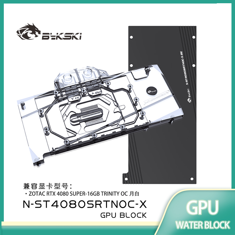 Bloco de GPU Bykski para Placa - Rtx 4080 Water Cooling Block avaliação e preço